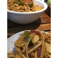 A picture of Spicy veg noodles.
