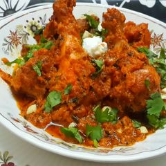 A picture of Dhaba Style Masala Chicken Curry.