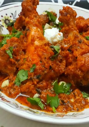 A picture of Dhaba Style Masala Chicken Curry.