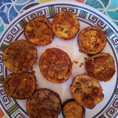 A picture of Baigan fry.
