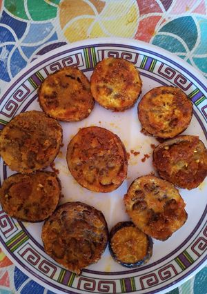 A picture of Baigan fry.