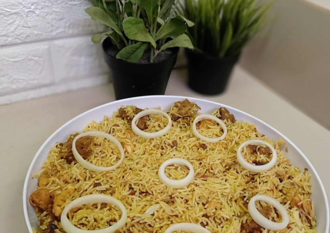 Nasi Biryani/Briyani Kambing (Laham)