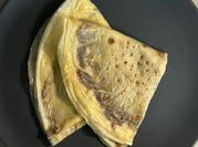Una foto di crepes nutella