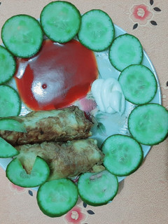 A picture of Egg roll😋.