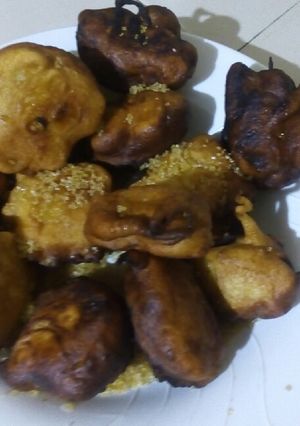 Una foto de Buñuelitos de cambur (banano)