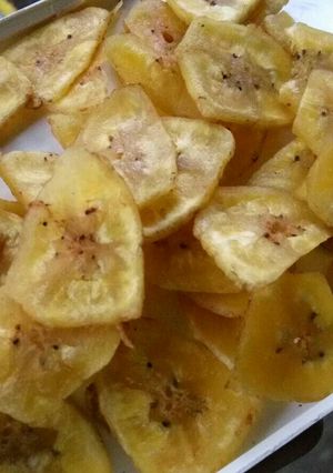 Foto resep Keripik pisang asin