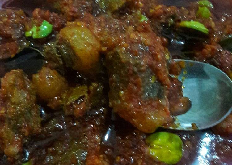 Resep Daging sengkel pete sambal pedas Anti Gagal