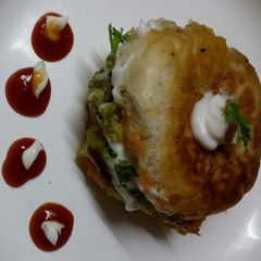 A picture of Yummy burger.