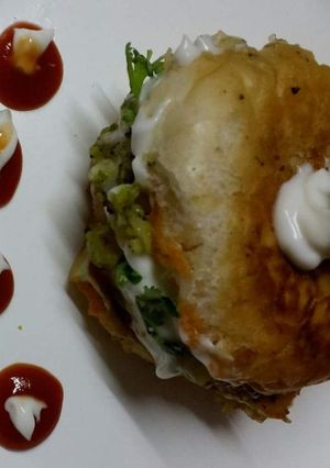A picture of Yummy burger.