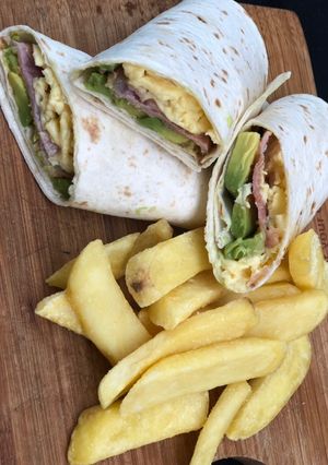 A picture of Breakfast burrito.