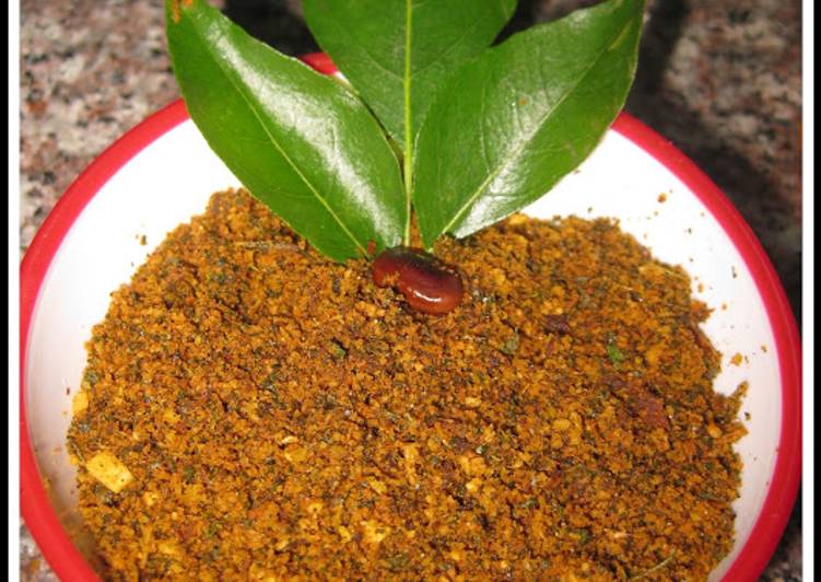 Recipe of Super Quick Homemade Curry Leaves Chutney Powder