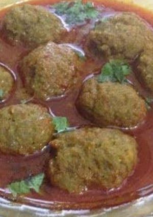 A picture of Mutton kofta masala😨.