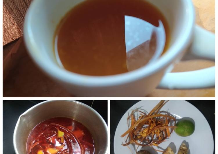 Kiat-kiat mengolah Minuman Imunitas (Secang Kunyit Lengkuas Jeruk Nipis) enak