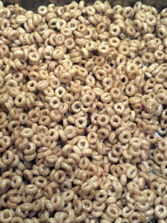 A picture of Honey Nut Cherrios Crispy Treats.