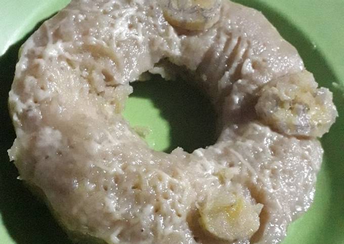 Bolu kukus pisang keju no mixer no telur