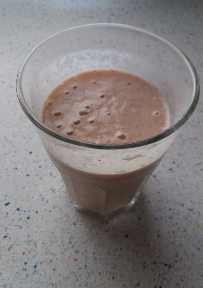 Una foto de Batido de higos, melón, plátano y almendras🥛