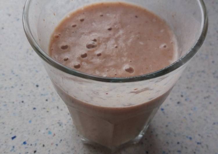 Batido de higos, melón, plátano y almendras🥛