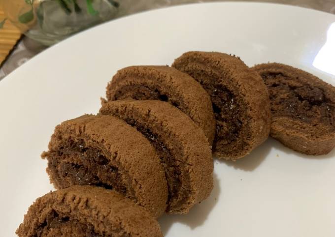 Bolu gulung chocolatos simple pakai oven