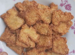 Hình của món Sanck từ cơm nguội.