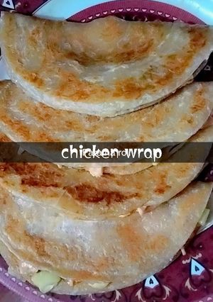 A picture of Chicken wrap.