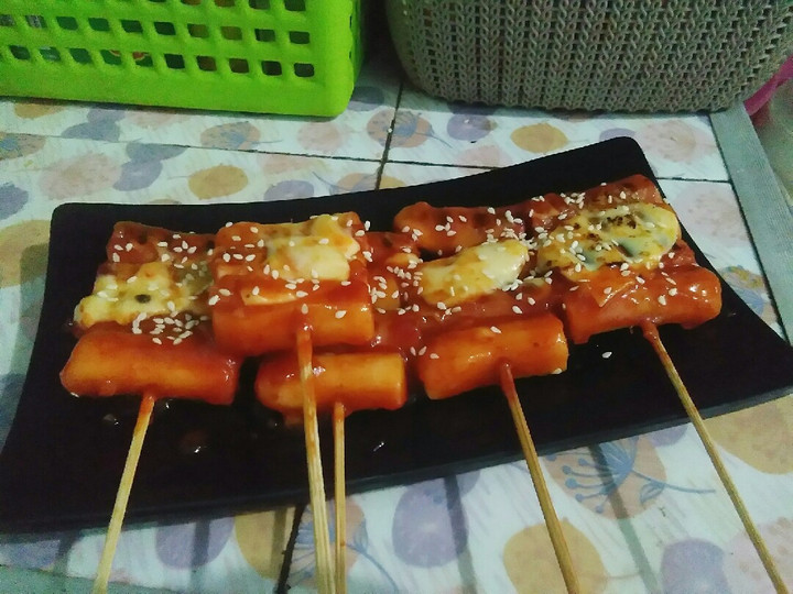 Bagaimana Membuat So-tteok wth cheese (sosis tteokpoki) Anti Gagal