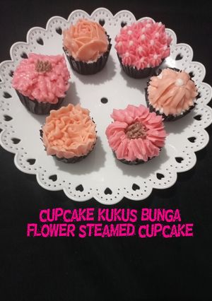Foto resep Cupcake Kukus Bunga