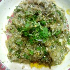 A picture of Baigan Ka Bharta (Mashed Eggplant) by Nancy.