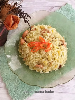Foto resep #2 Nasi Goreng Sosis Sambal Ijo