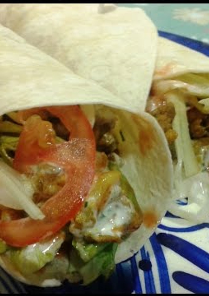 Una foto de Shawarma de cordero (durum kebab)