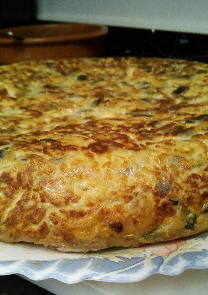 Una foto de Tortilla de verduras