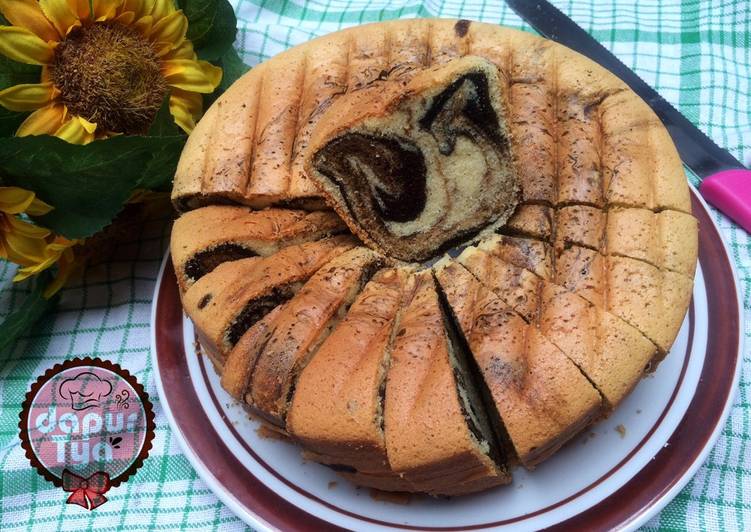 Resep Marmer Cake Pak Sahak, Enak Banget