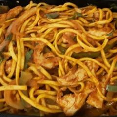 A picture of Schezwan Chowmein.