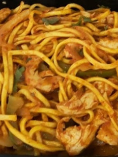 A picture of Schezwan Chowmein.