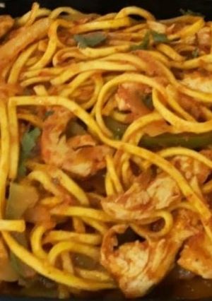 A picture of Schezwan Chowmein.