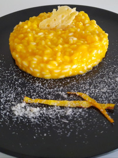 Una foto de Risotto de calabaza
