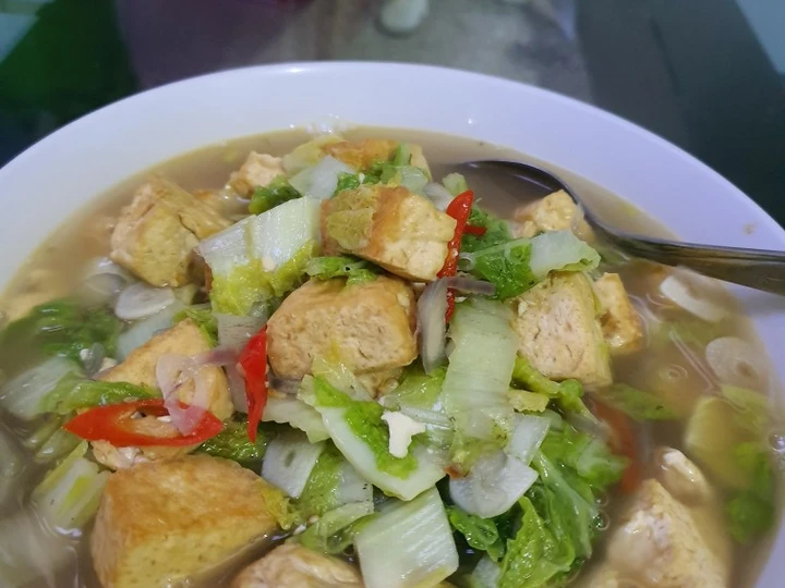 Langkah Gampang Membikin Resep Tumis sawi putih tahu yang Menggugah Selera Anti Ribet, Bikin Ngiler