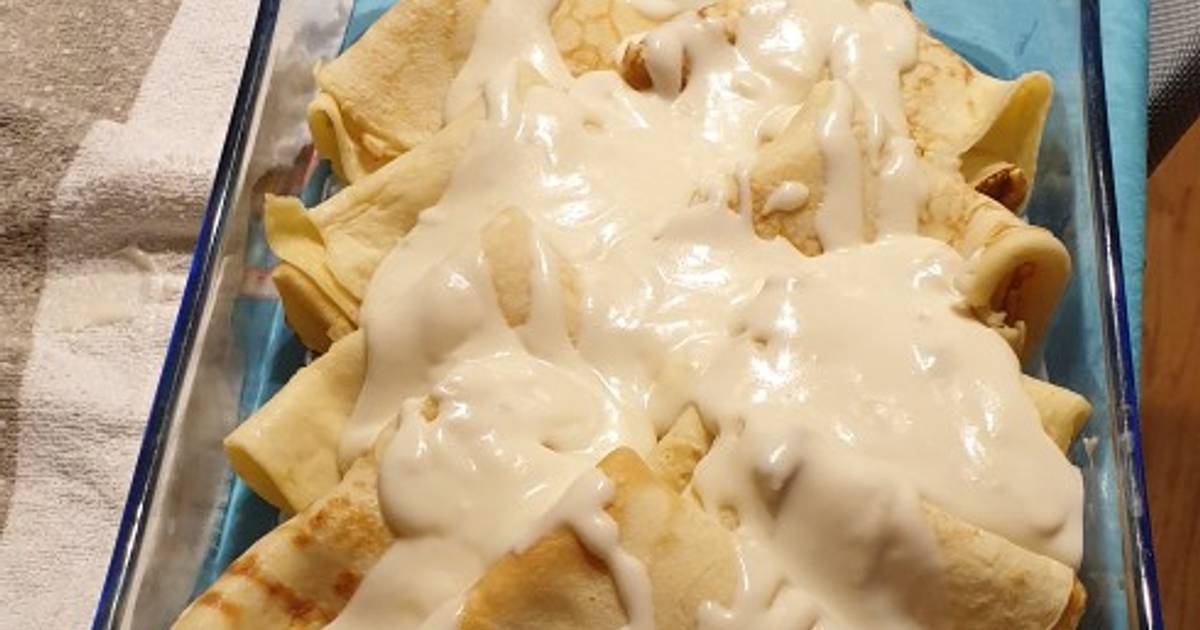 Ricetta Crespelle Con Besciamella Ai Formaggi Fatte Con Il Simile Bimby Di Cinzia Mode Cookpad