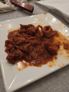 Una foto de Calamar en salsa Mambo