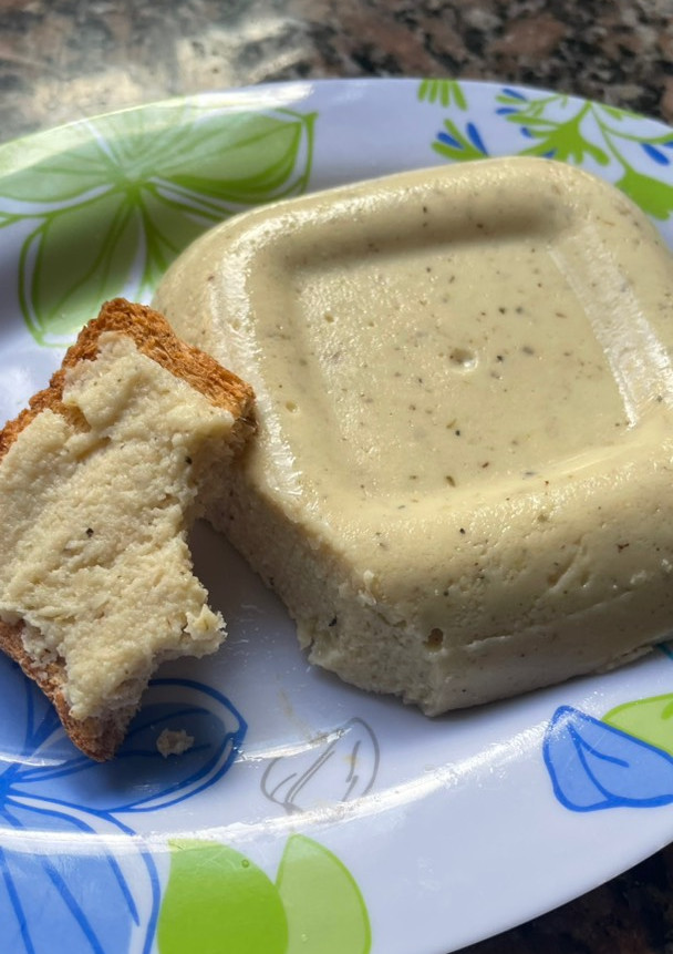 Una foto de Untable o tofu de garbanzos