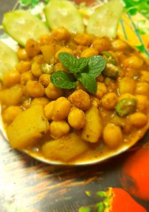 চানা ঘুগনি (chana ghugni recipe in Bengali) রেসিপির প্রধান ছবি