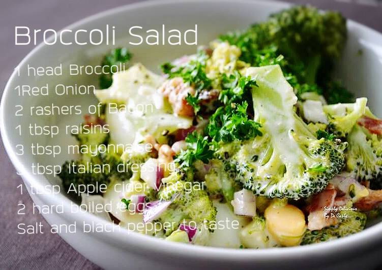 Recipe of Ultimate Broccoli salad