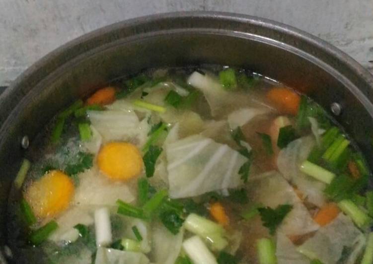 Resep Sayur sop simple Anti Gagal