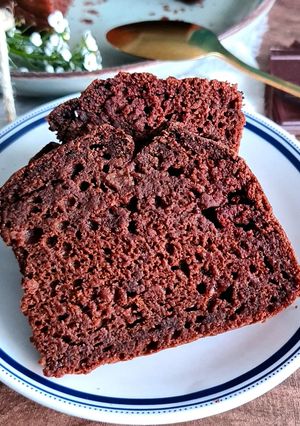 Une photo de Vegan Cake chocolat & tofu soyeux !!!