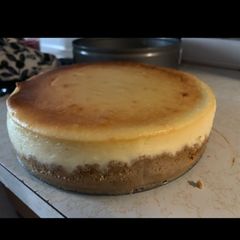 A picture of Thick New York Style Cheesecake.