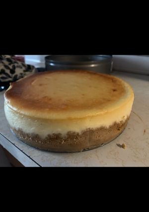 A picture of Thick New York Style Cheesecake.