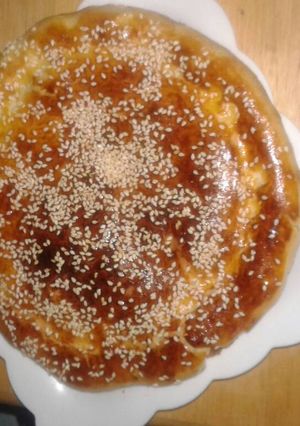صورة لوصفة فطيرة الجبن بالسمسم 😋