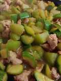 Pollo con calabacitas y chayotes
