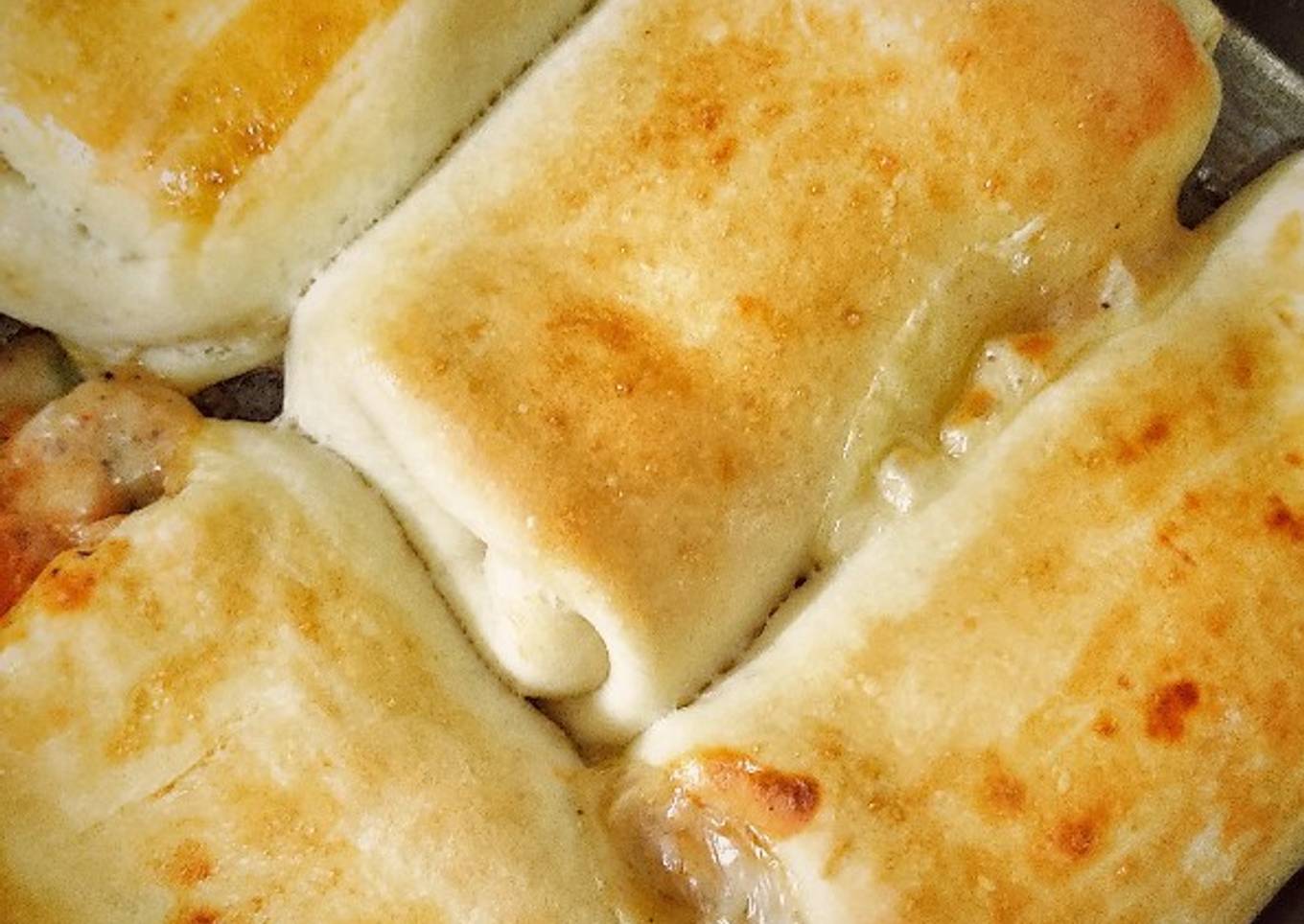 3 spice chicken filled bread