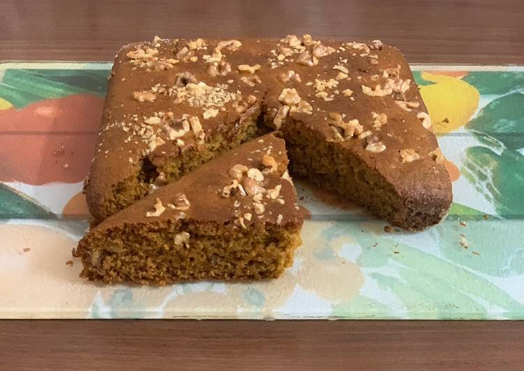 Simple Way to Make Any-night-of-the-week Wheat jaggery cake