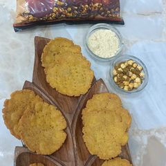 A picture of Sattu Powder ki Papadi.